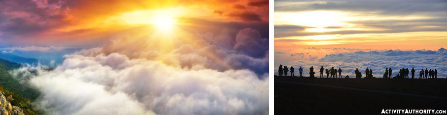 sunrise at haleakala