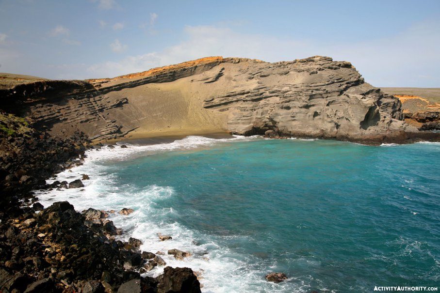 green sand beach