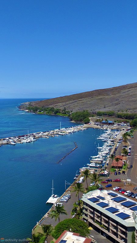 Maalaea Dinner Cruise Harbor Aerial