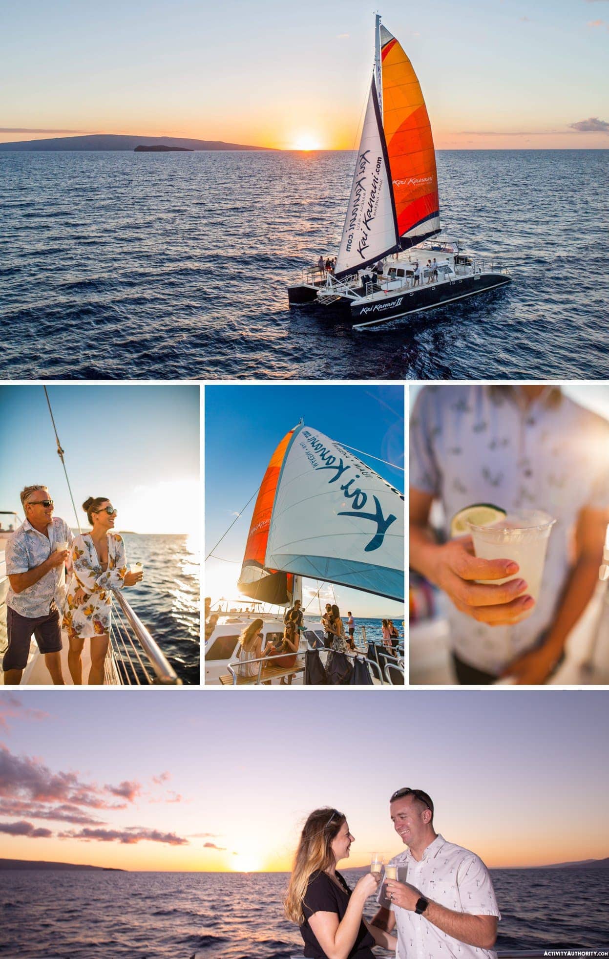 Maui Hawaii sunset charter