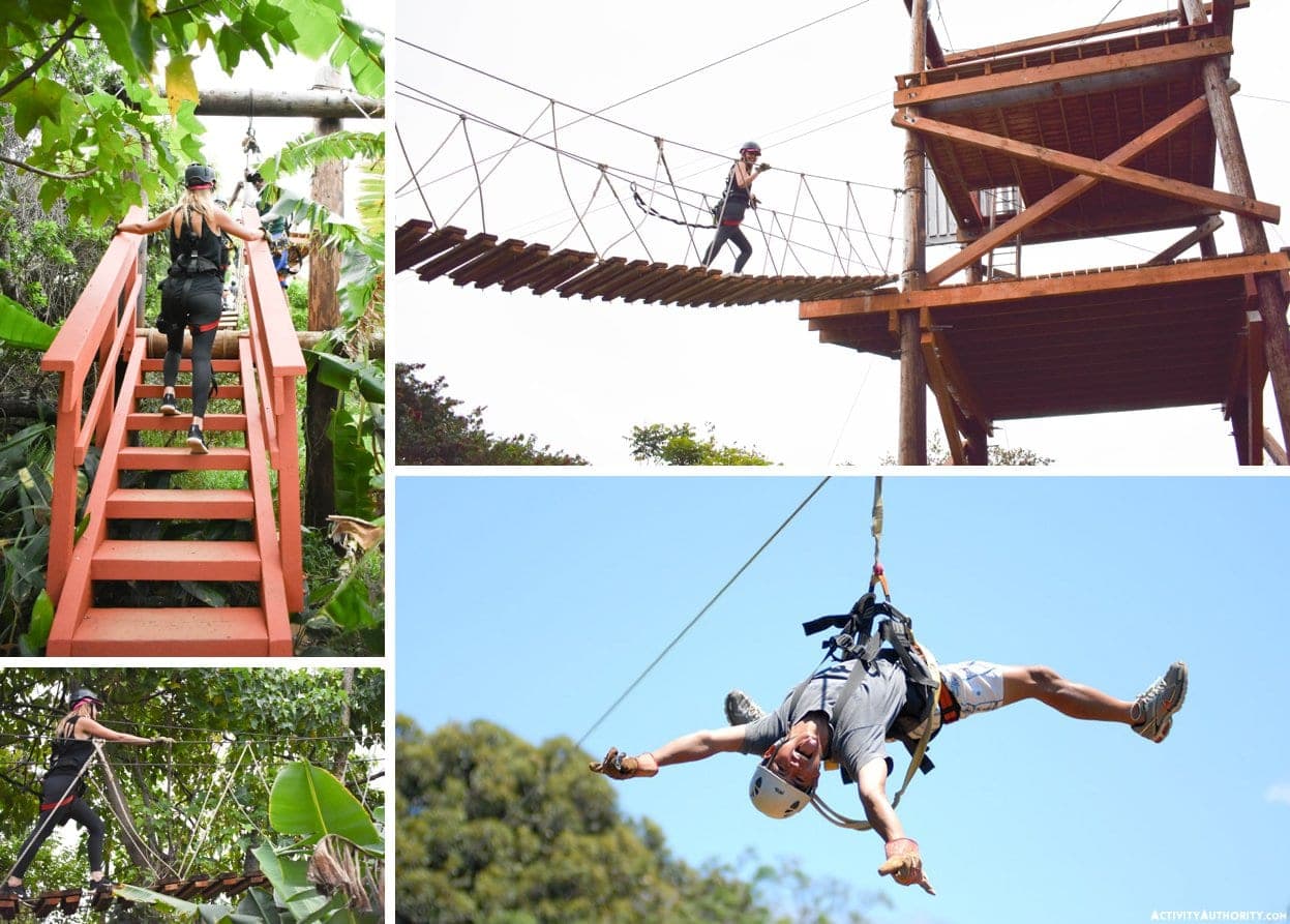 north shore zipline photos