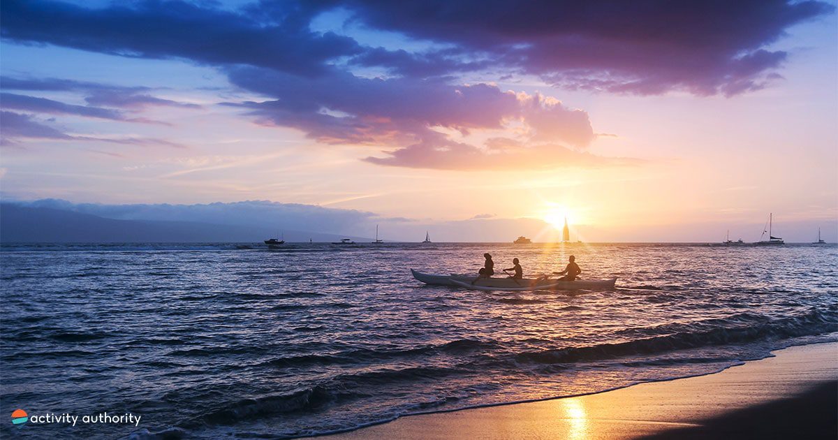 Sunset Luau Paddlers